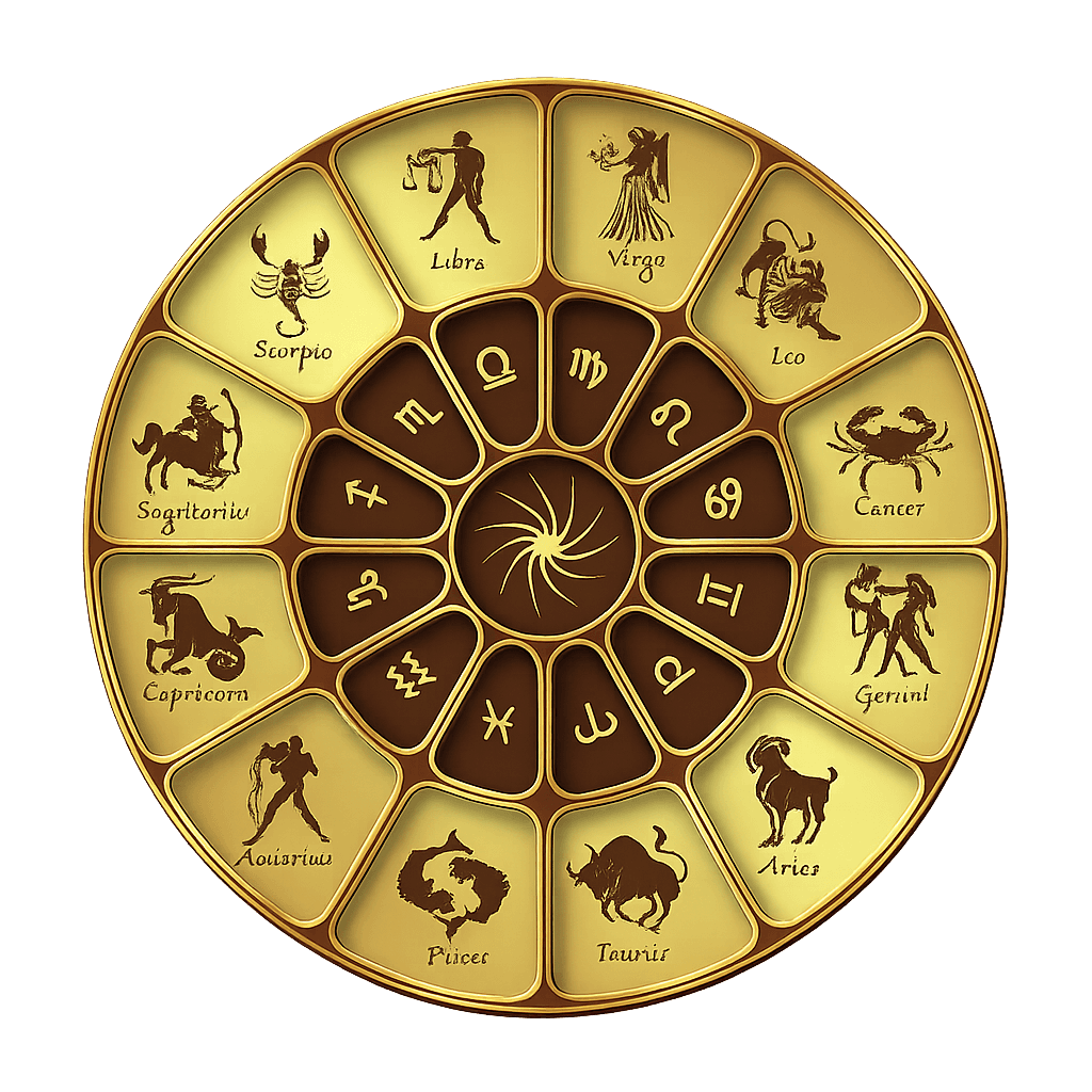 Cosmic astrology wheel